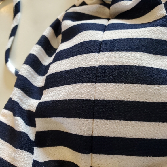 L’ATISTE by Amy Navy Blue & White Stripe Bikini Top - Picture 2 of 10